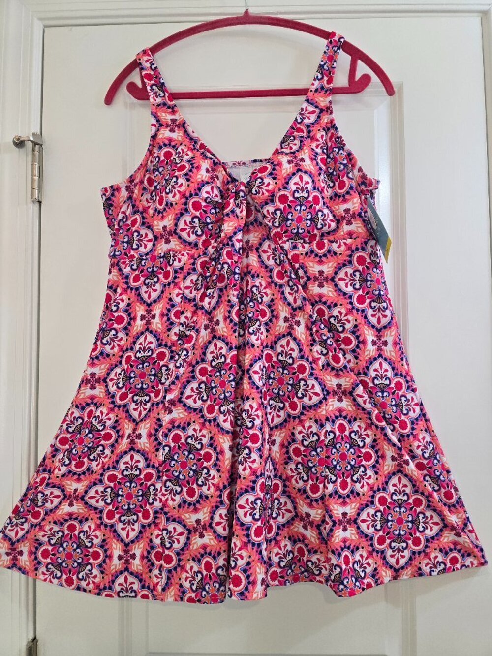 Bal Harbour Bow Front Swimdress - Tile Trouble - NWT - Picture 2 of 10